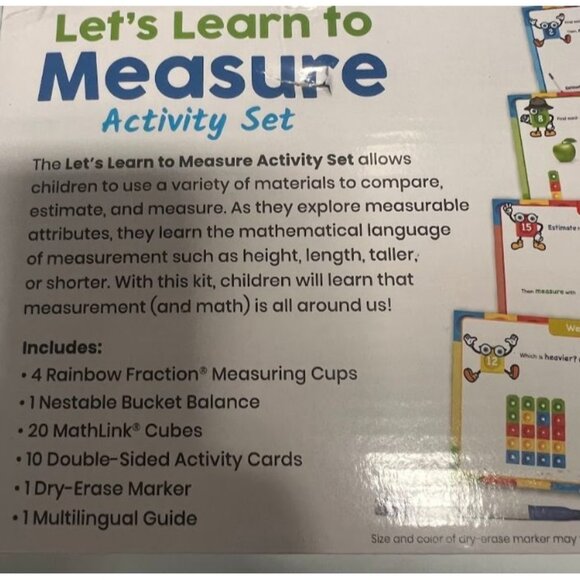 Hand2mind Let's Learn To Measure Activity Set - Picture 3 of 6